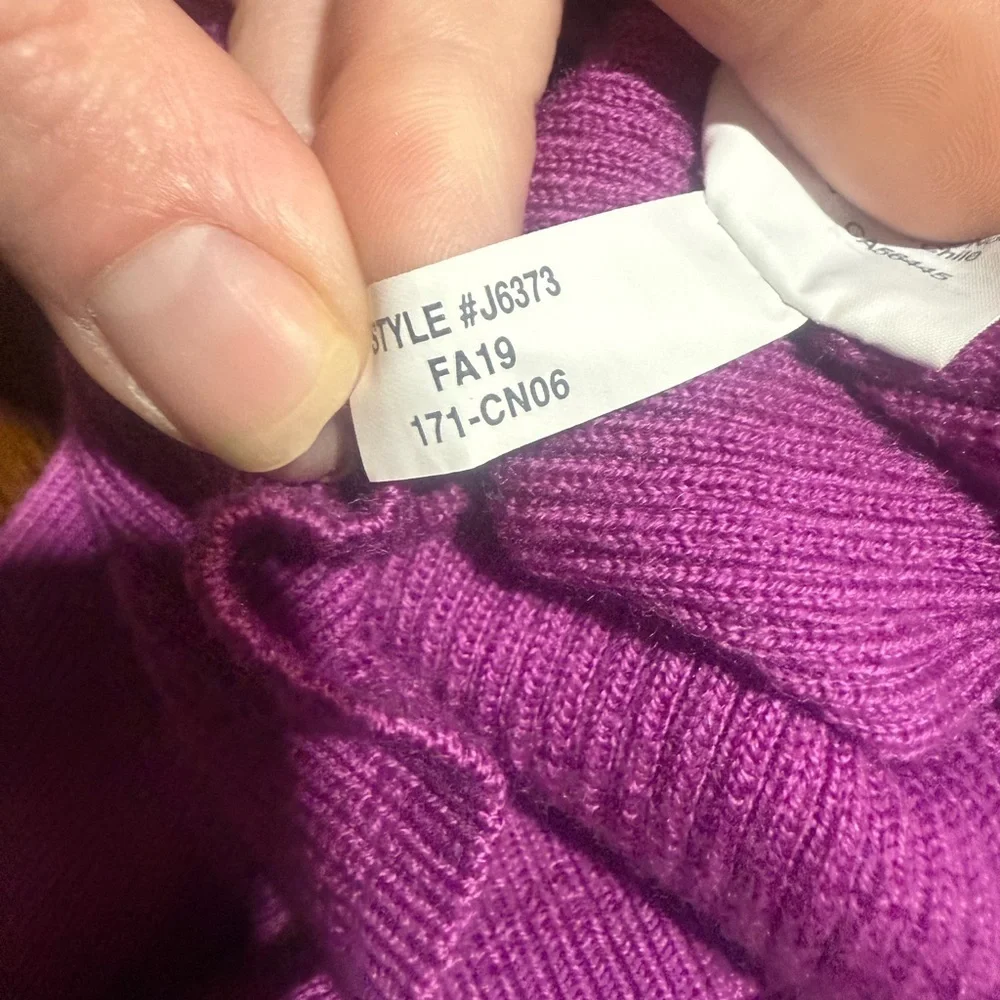 J. Crew 100% Merino Wool Turtleneck Sweater Size XS.